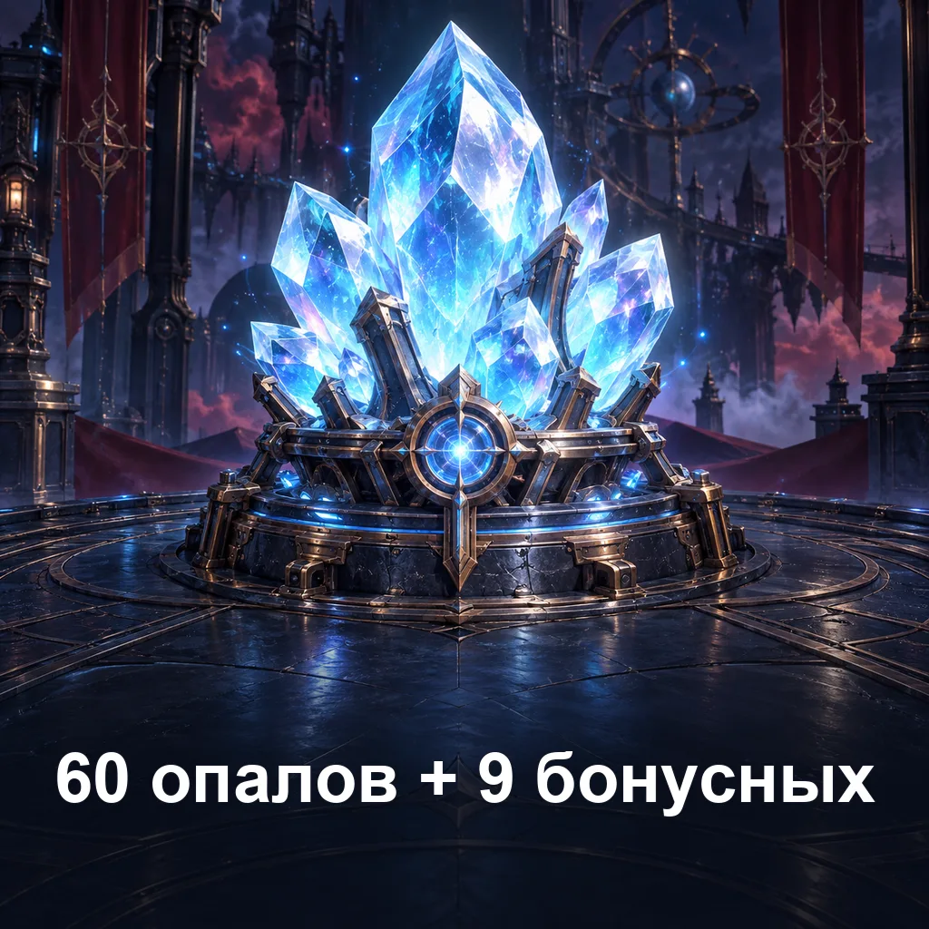 60 опалов + 9 бонусных