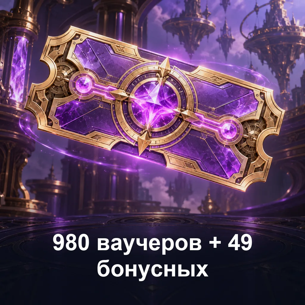 980 ваучеров + 49 бонусных