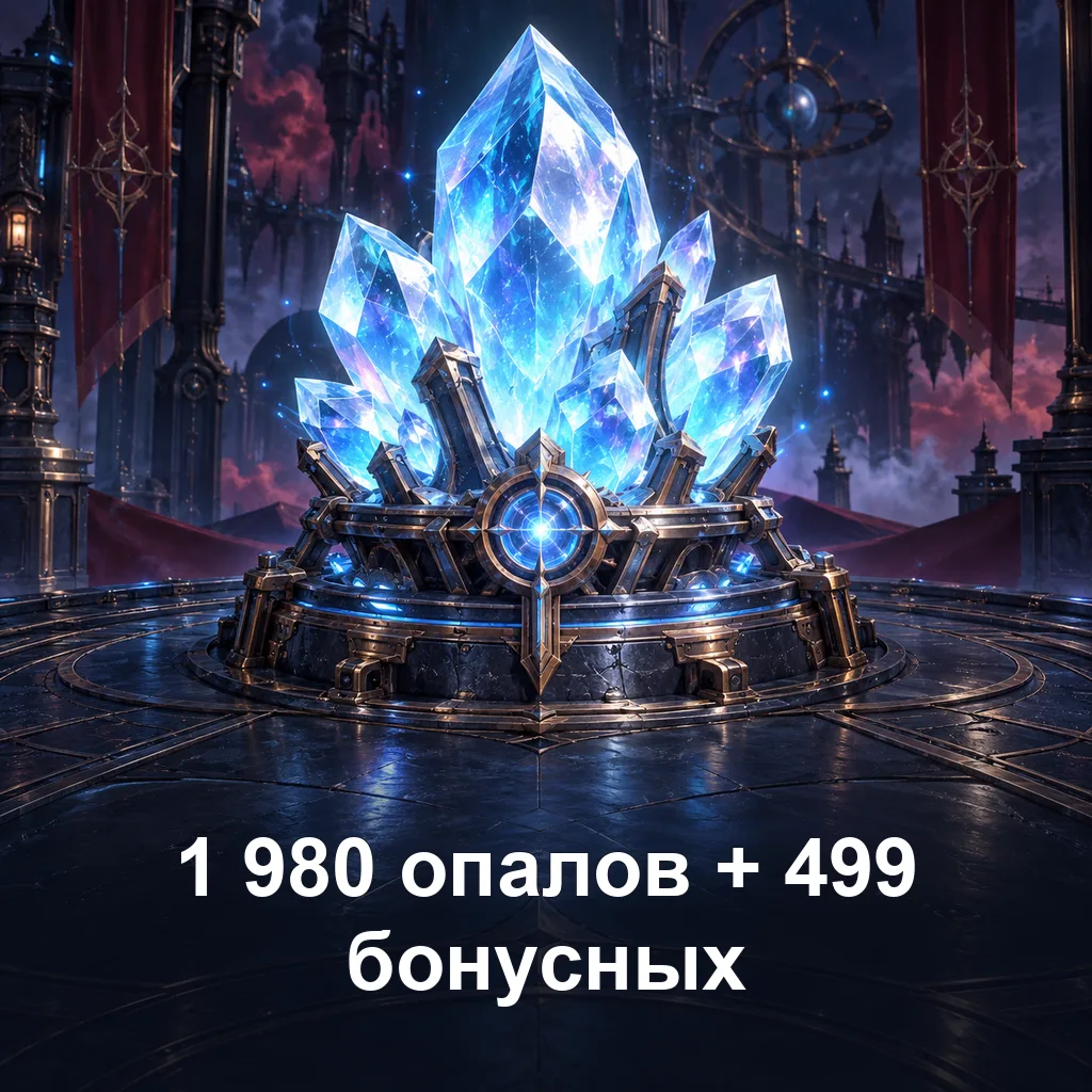 1 980 опалов + 499 бонусных