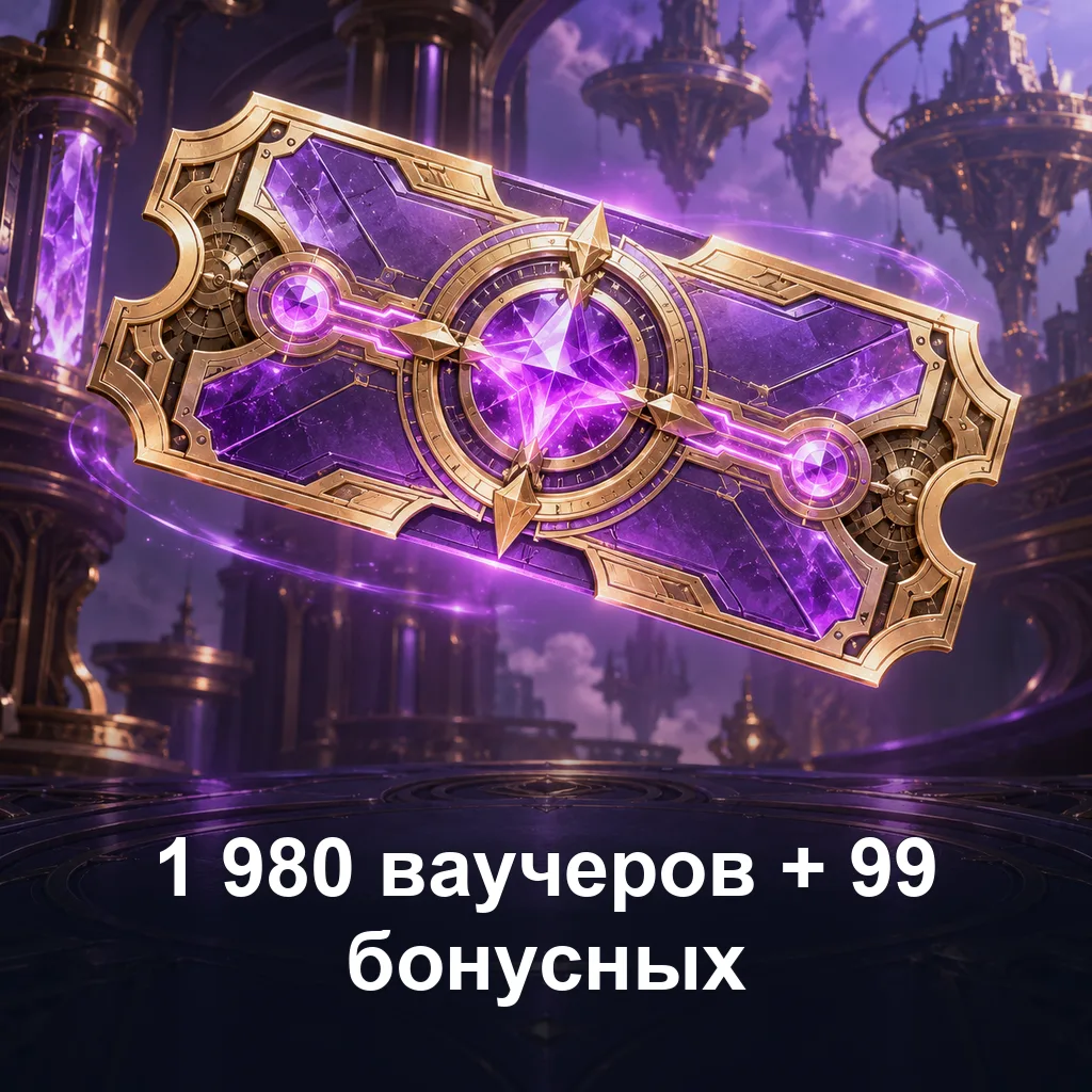 1 980 ваучеров + 99 бонусных