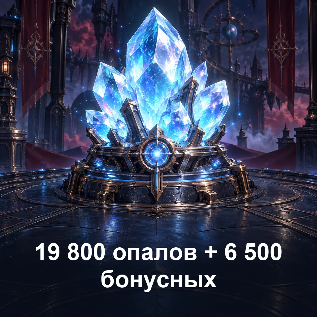 19 800 опалов + 6 500 бонусных