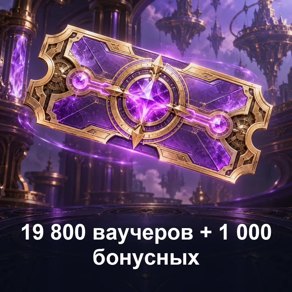 19 800 ваучеров + 1 000 бонусных