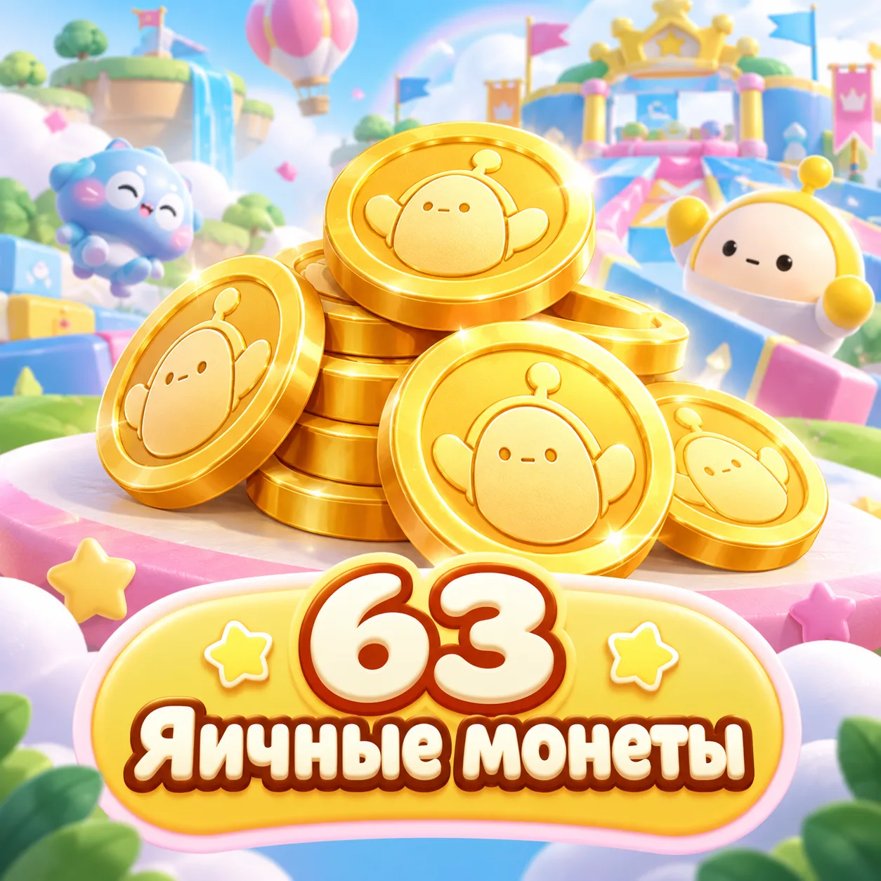 63 Яичные монеты