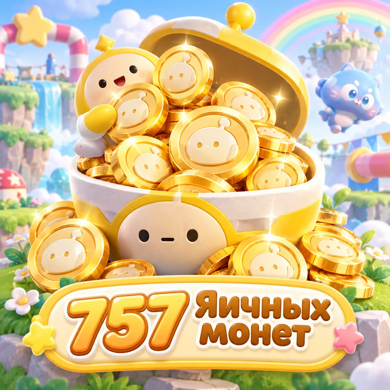 757 Яичных монет