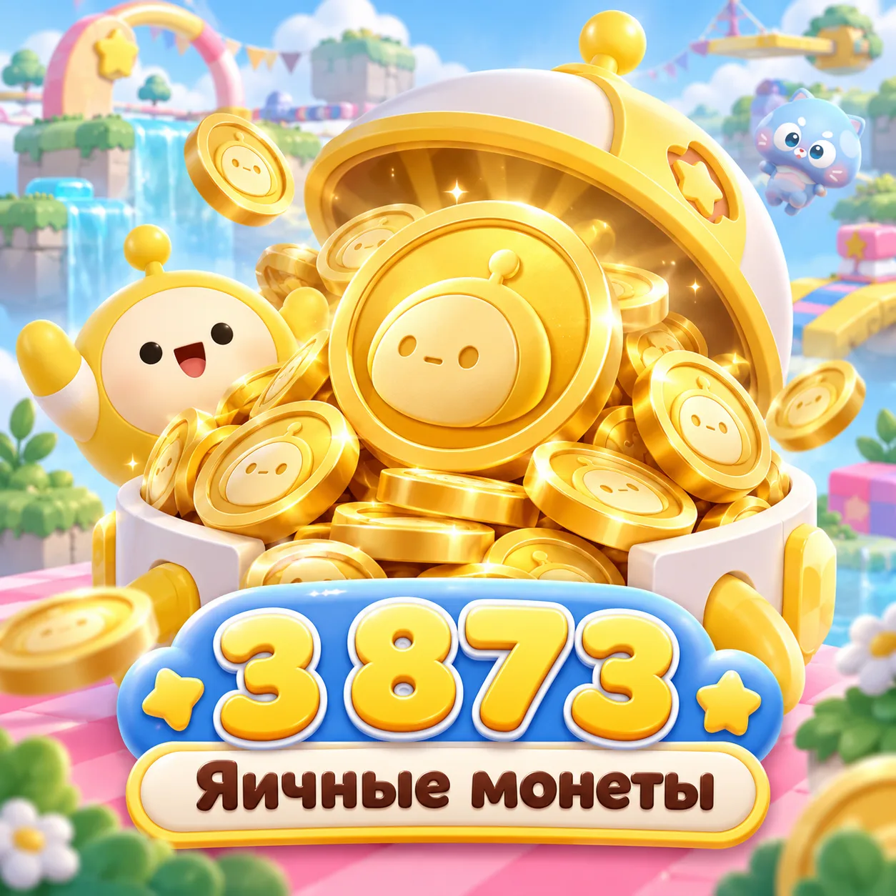 3 873 Яичные монеты