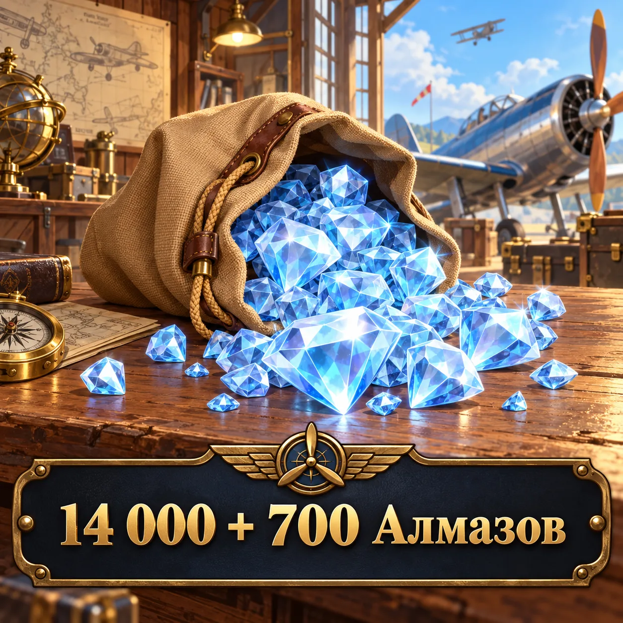 14 000 + 700 Алмазов