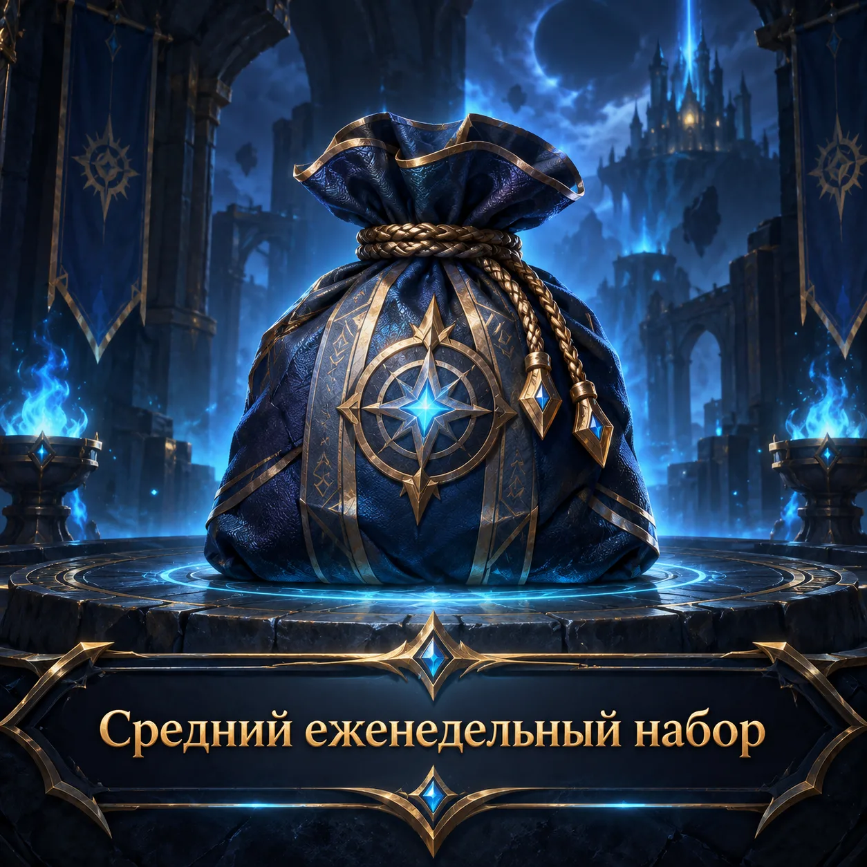 Средний еженедельный набор