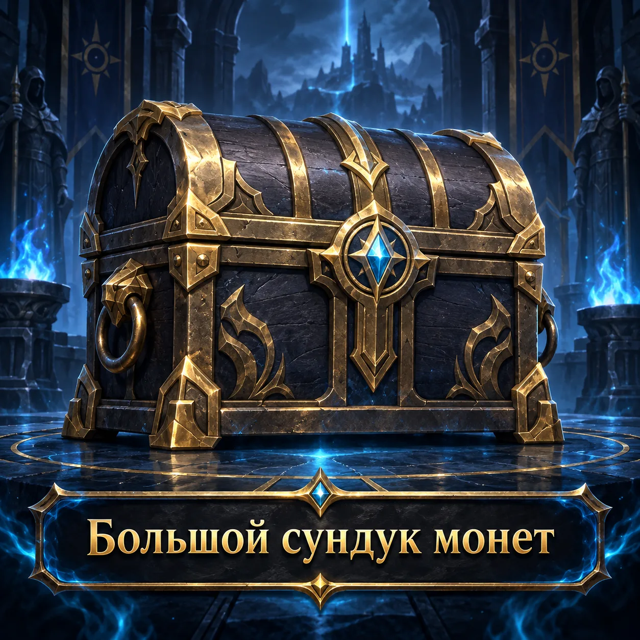 Большой сундук монет
