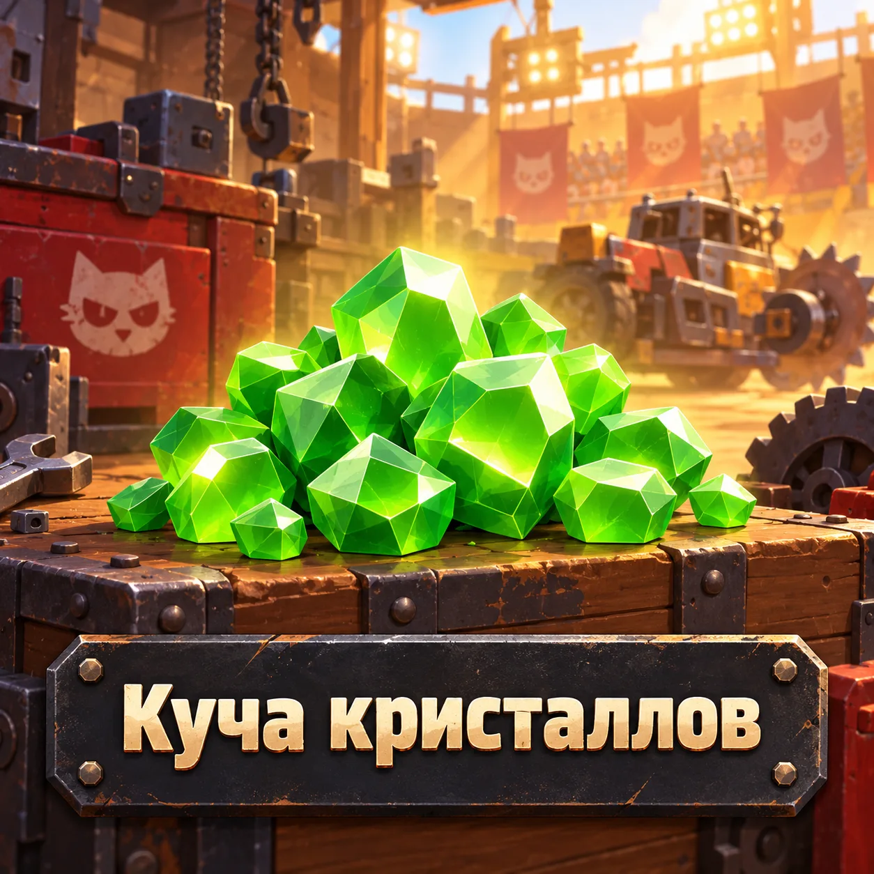 Куча кристаллов