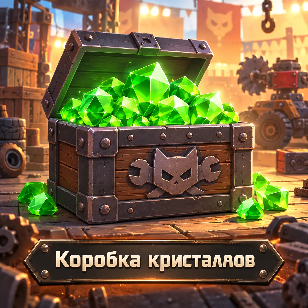 Коробка кристаллов