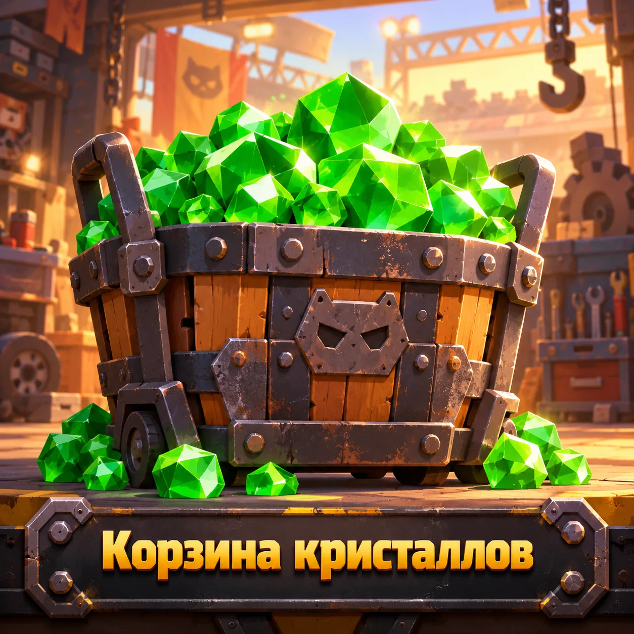 Корзина кристаллов