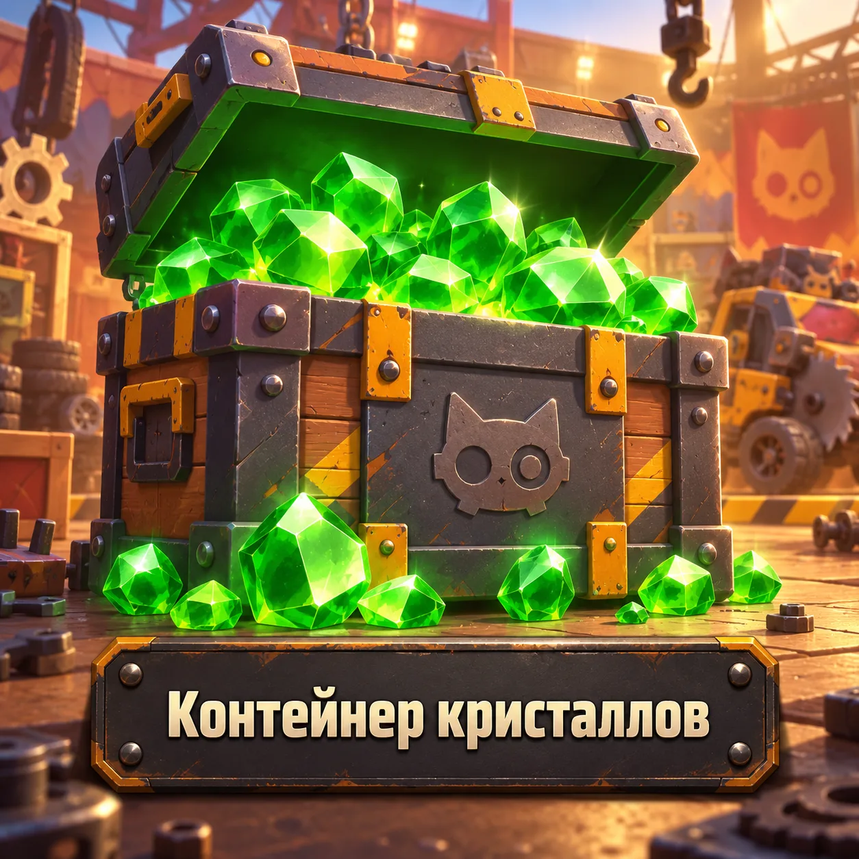 Контейнер кристаллов