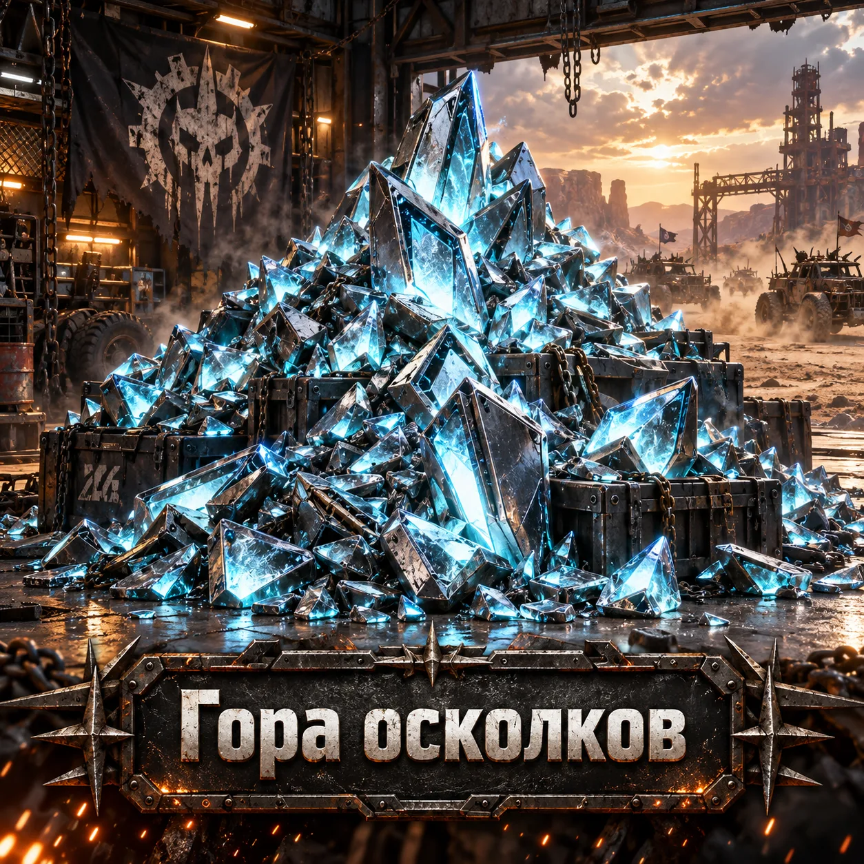 Гора осколков
