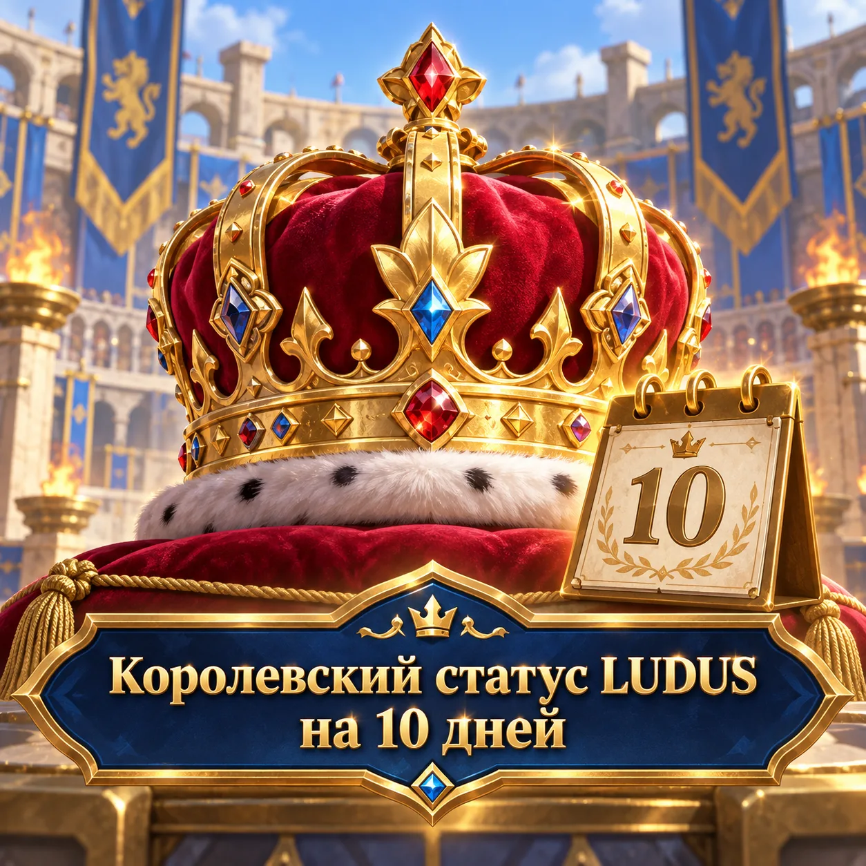 Королевский статус LUDUS на 10 дней