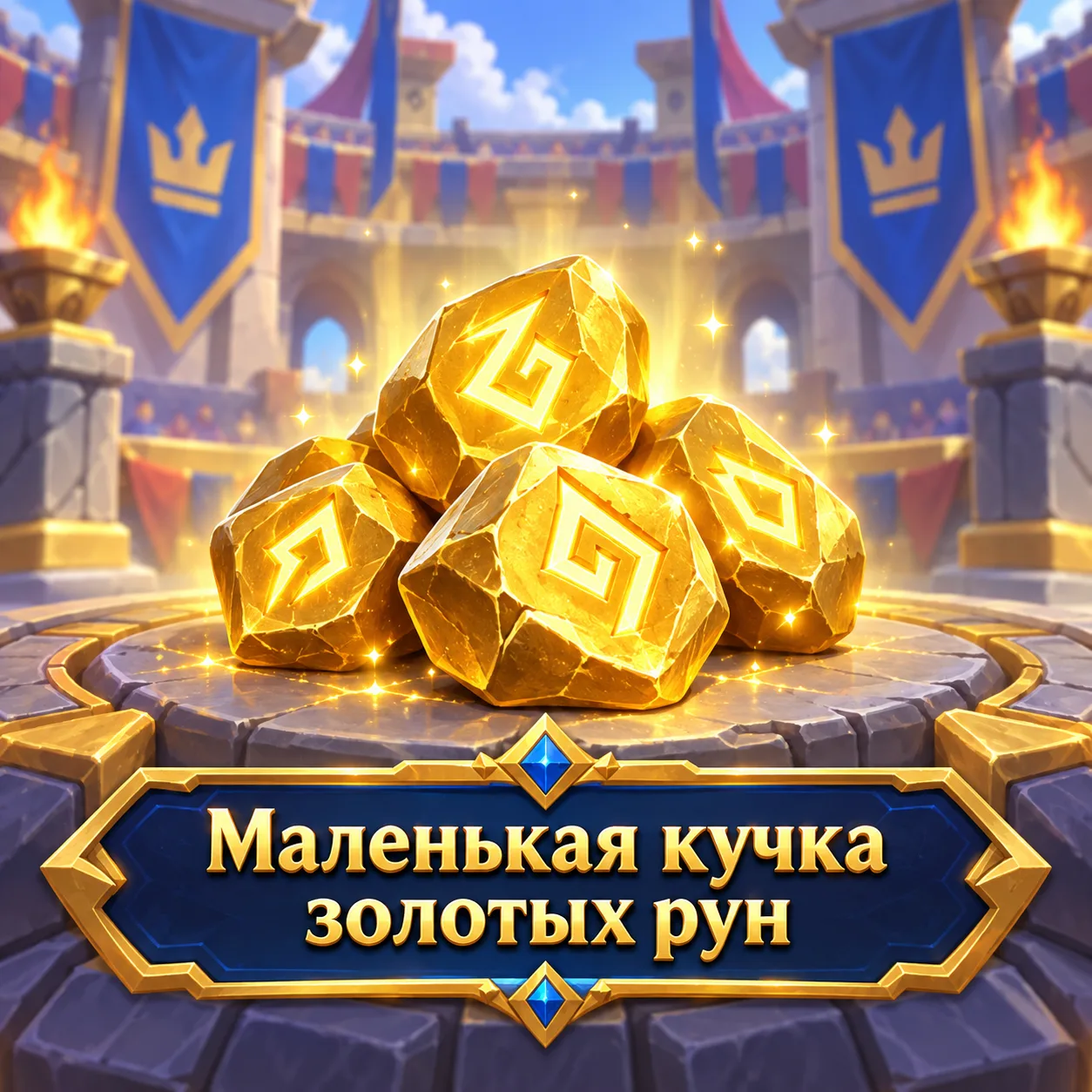 Маленькая кучка золотых рун