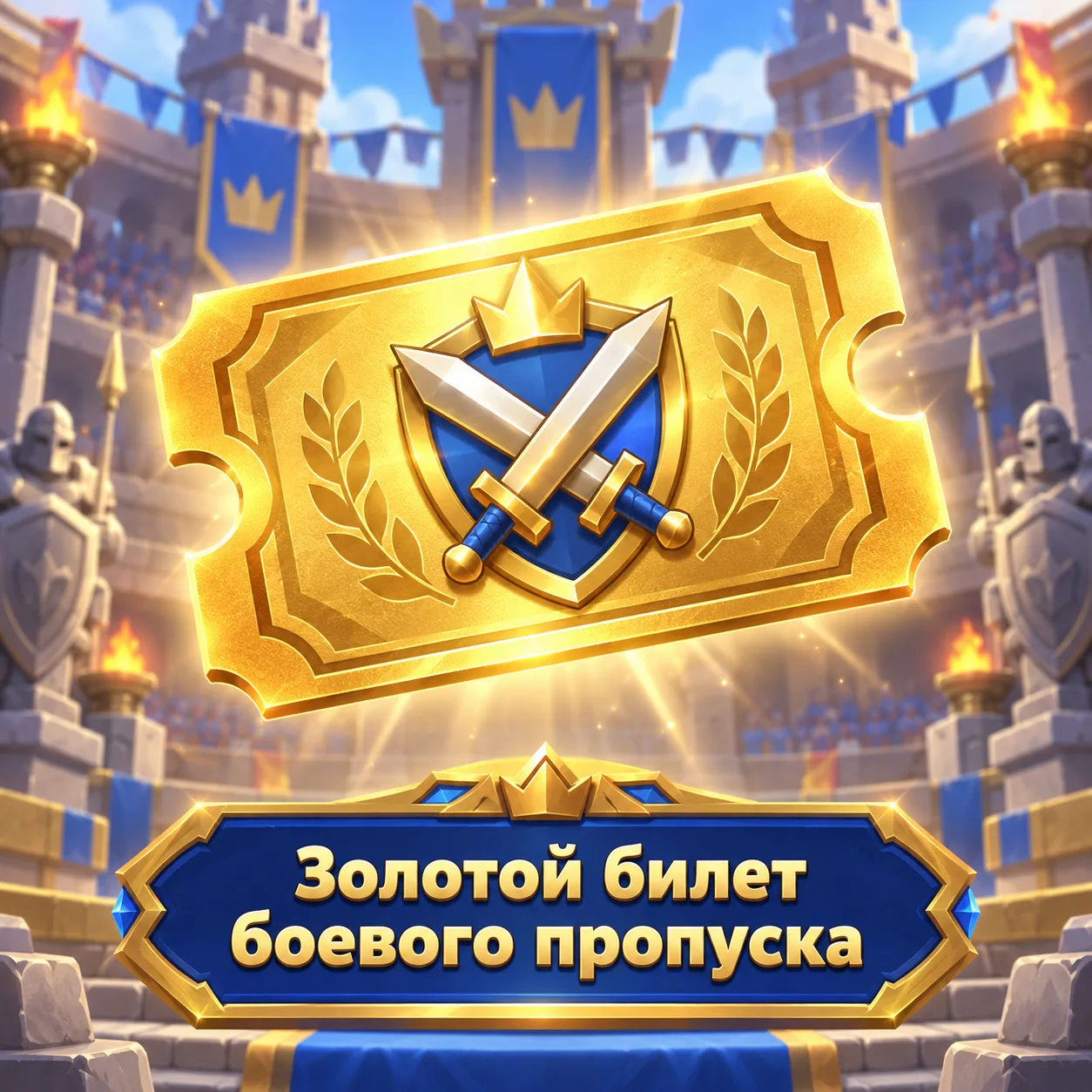 Золотой билет боевого пропуска