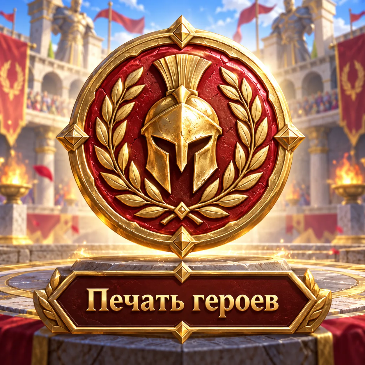 Печать героев