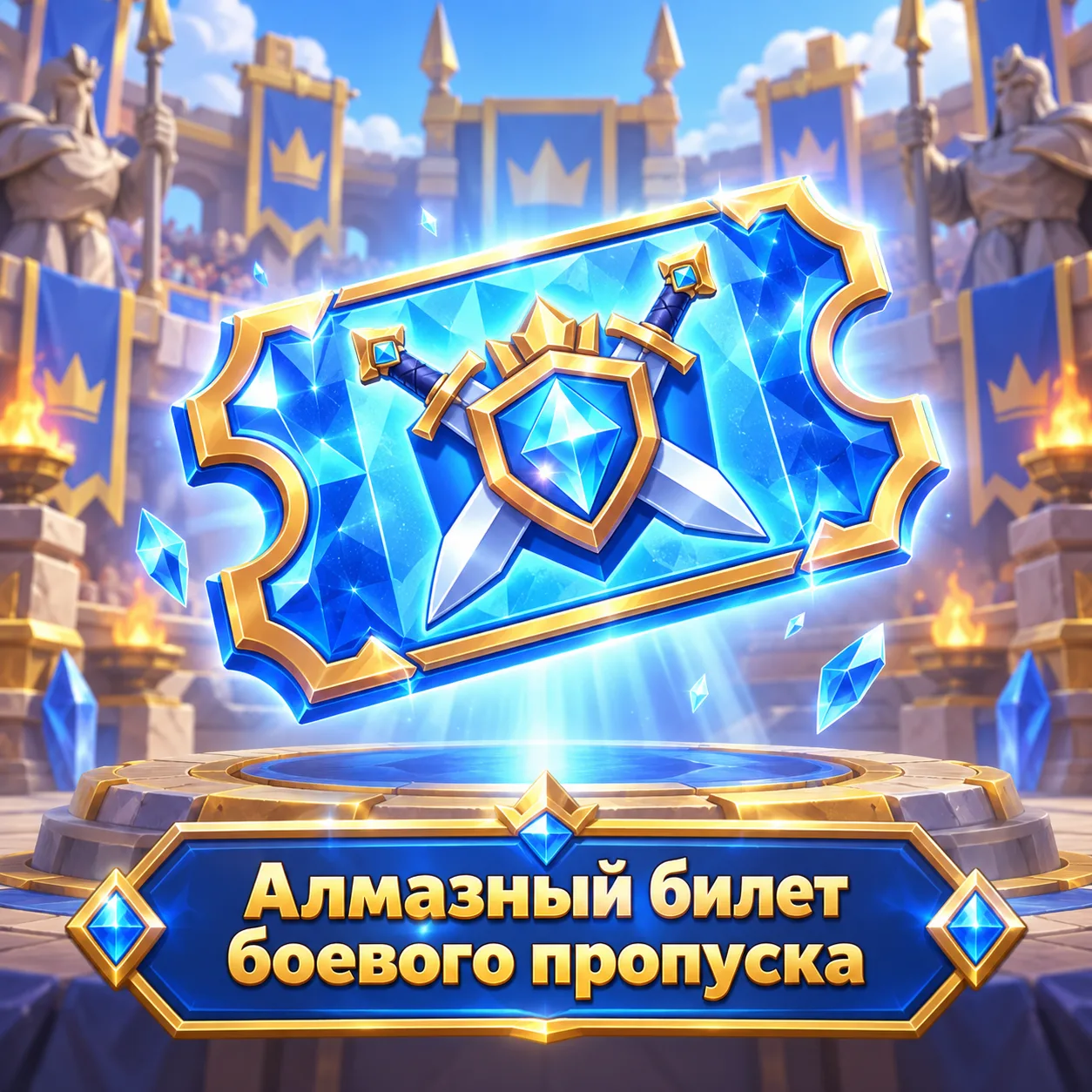Алмазный билет боевого пропуска