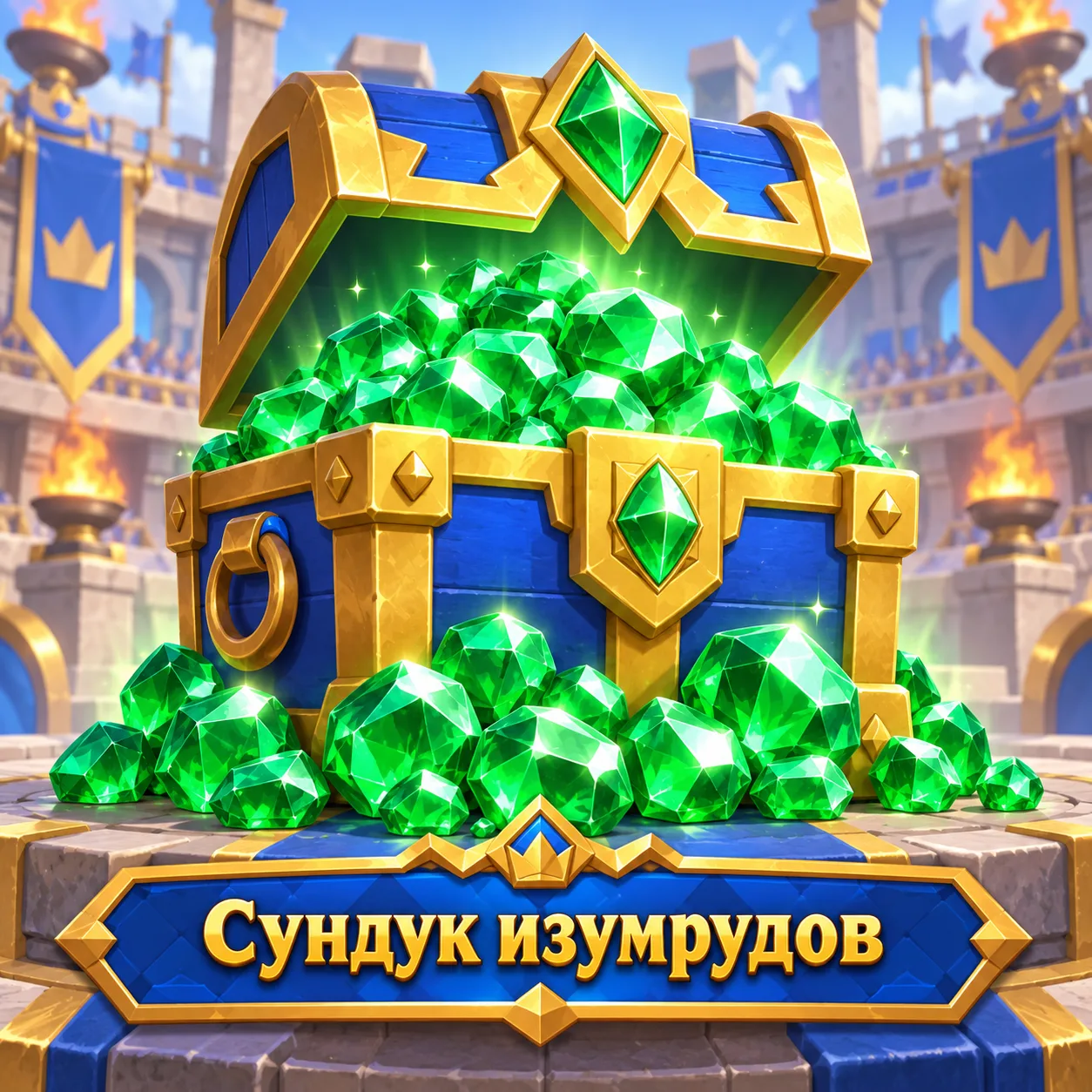 Сундук изумрудов