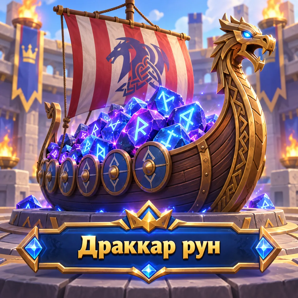 Драккар рун