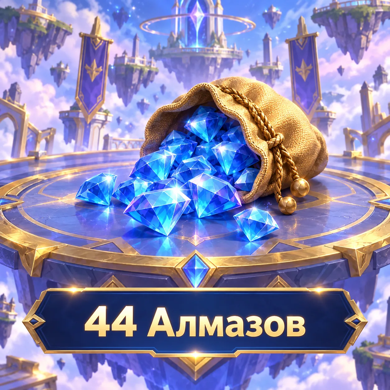 44 Алмазов