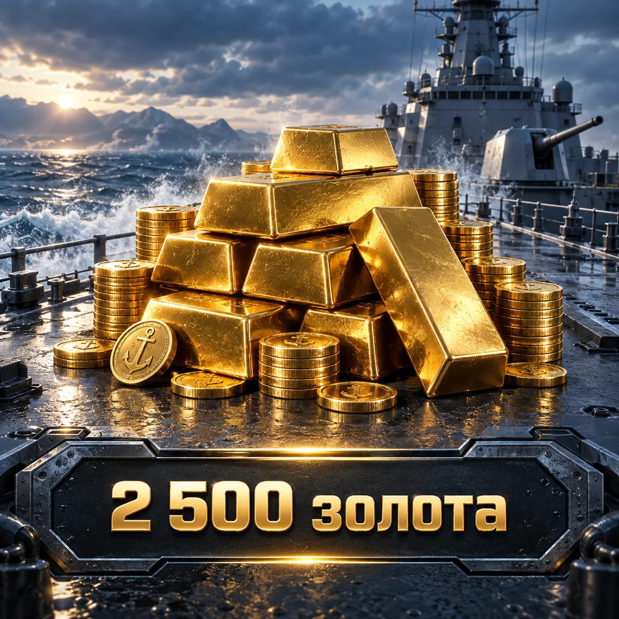 2 500 золота