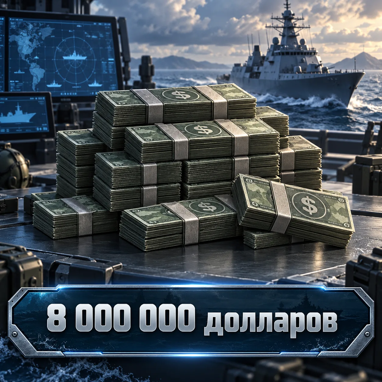 8 000 000 долларов