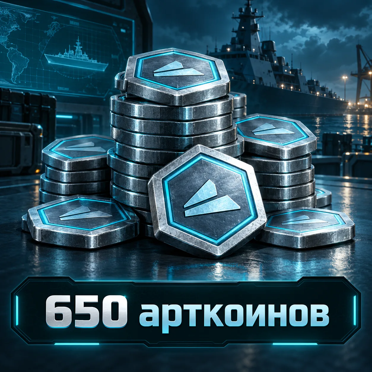 650 арткоинов