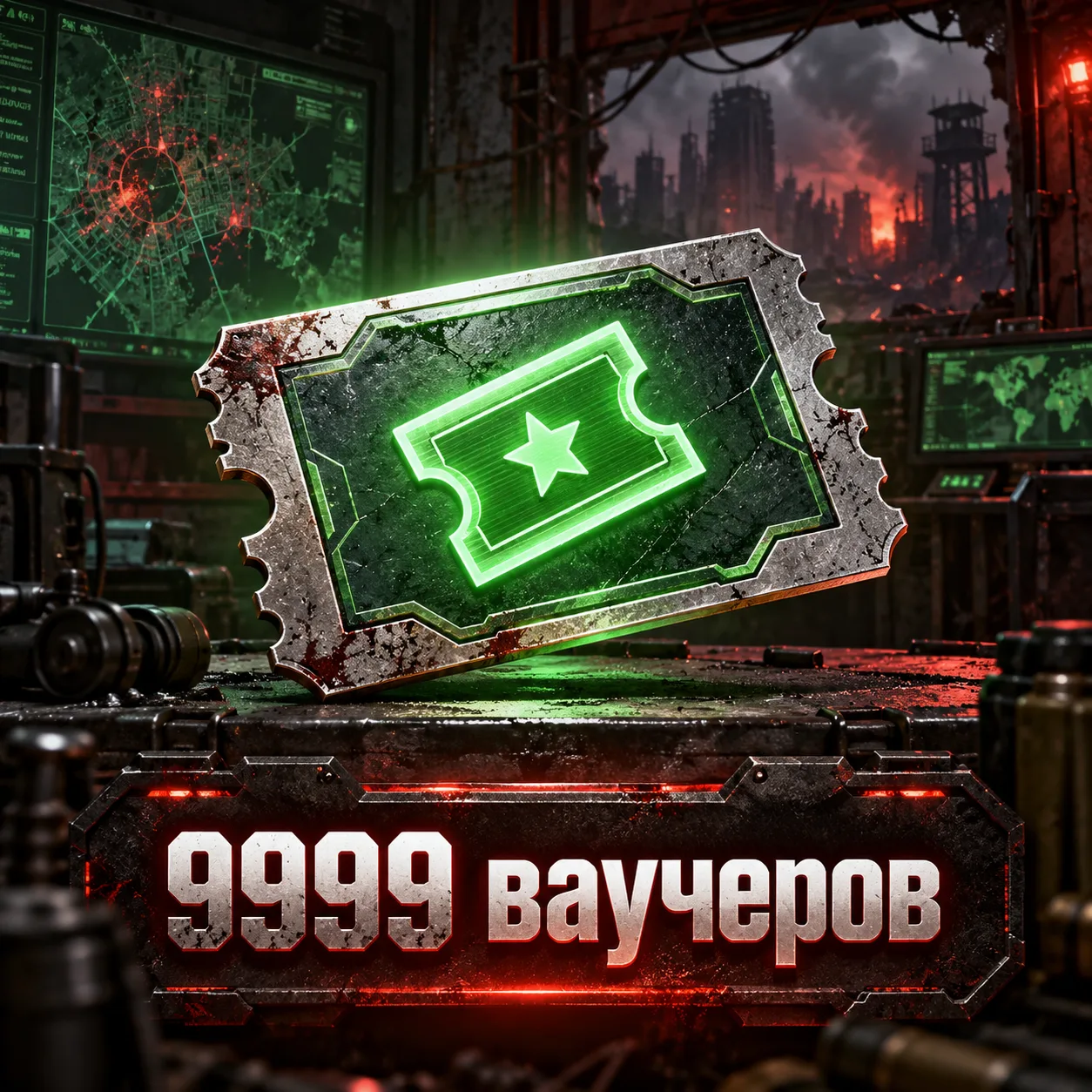 9999 ваучеров