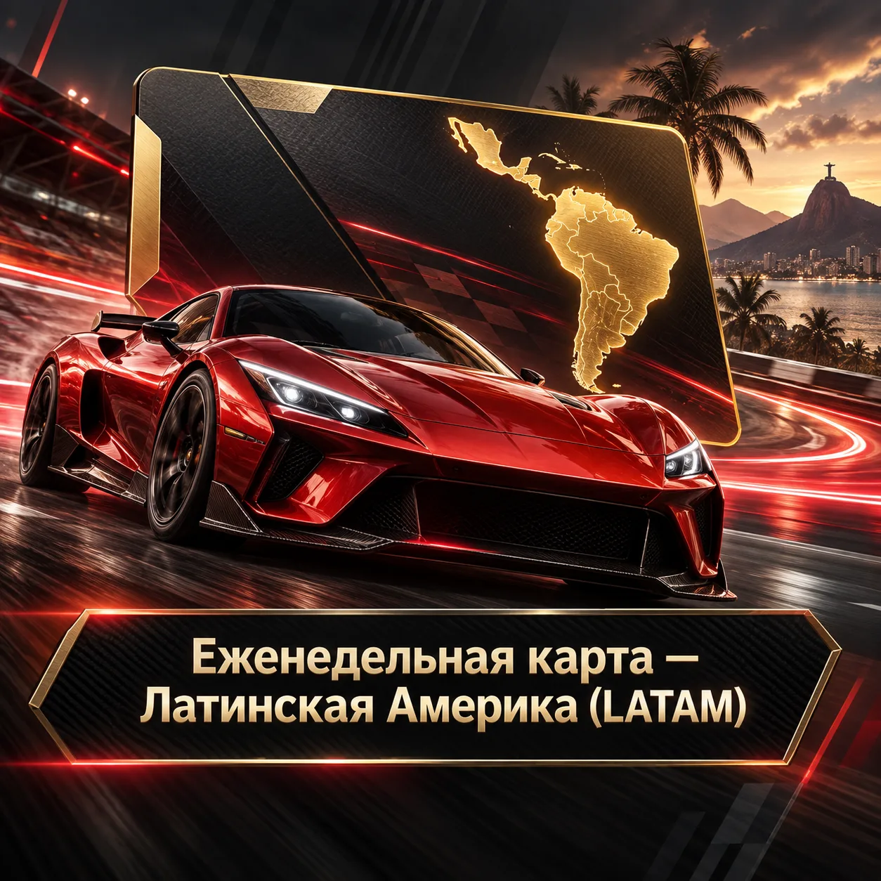 Еженедельная карта — Латинская Америка (LATAM)