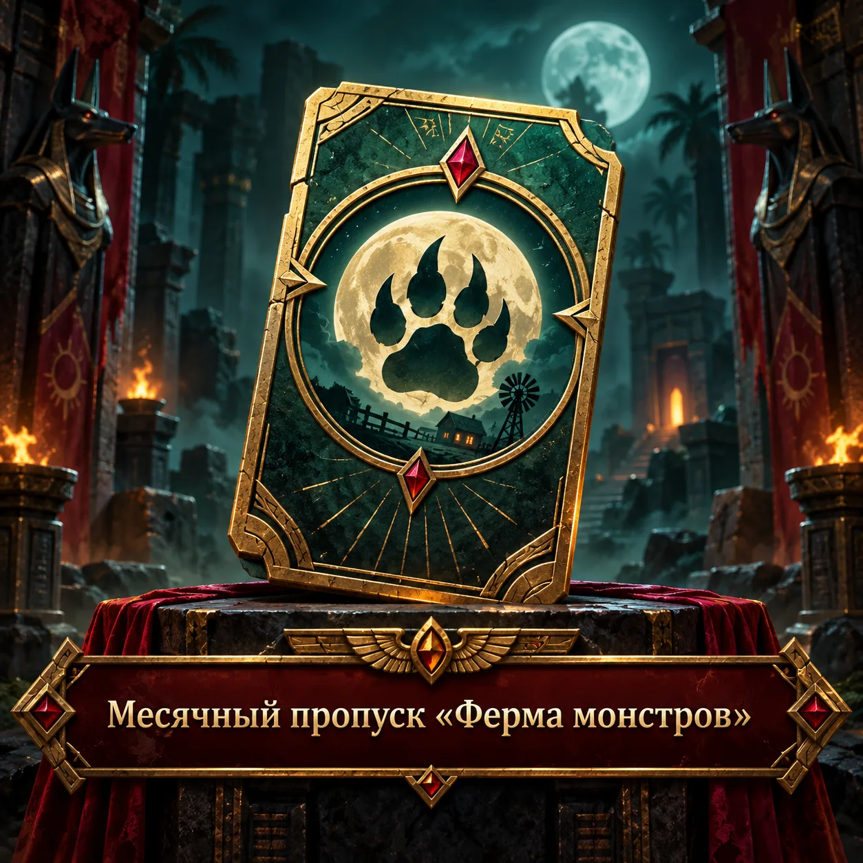 Месячный пропуск «Ферма монстров»