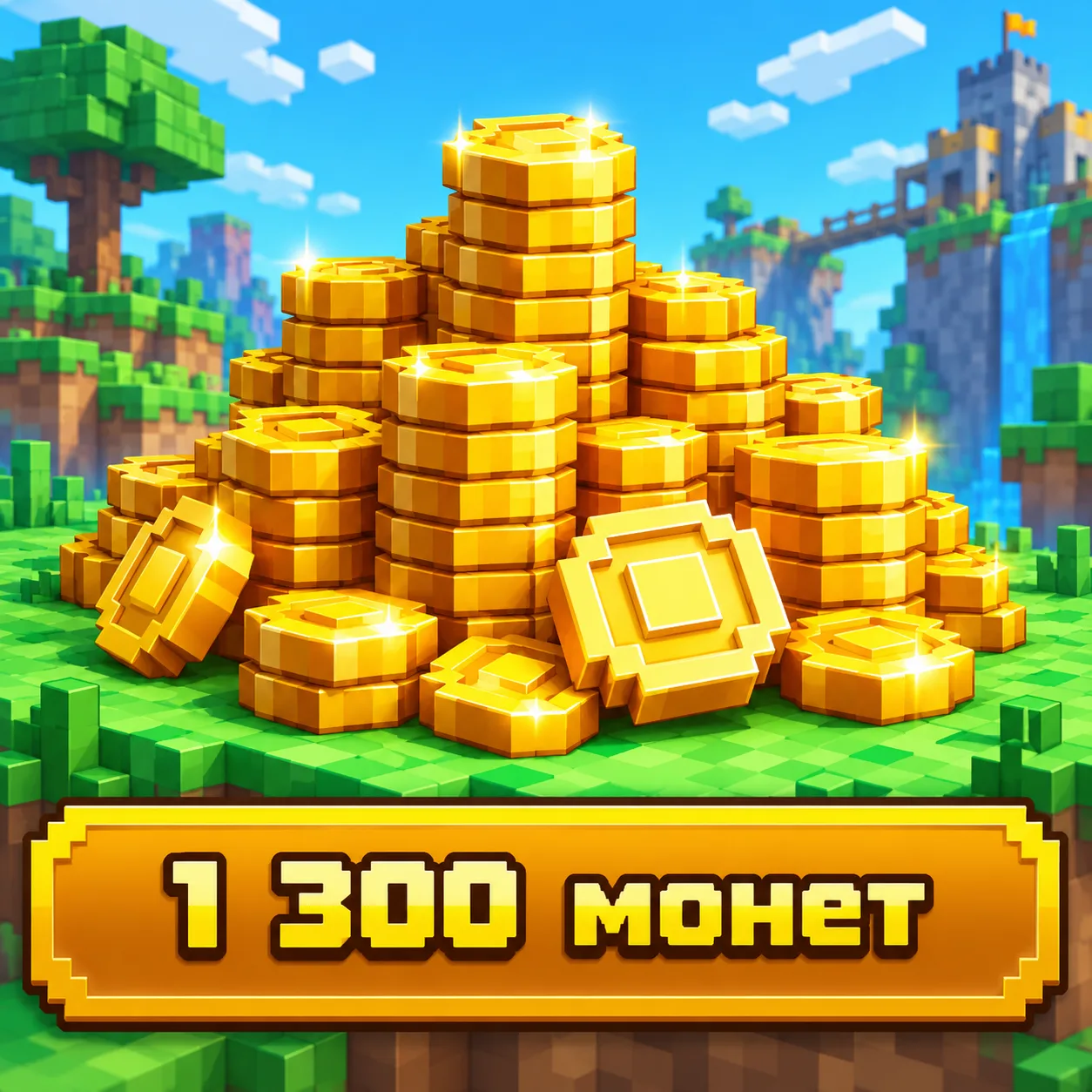 1 300 монет