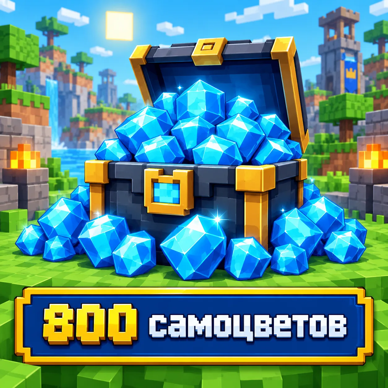 800 самоцветов
