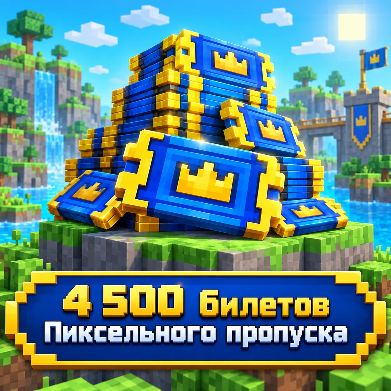 4 500 билетов Пиксельного пропуска