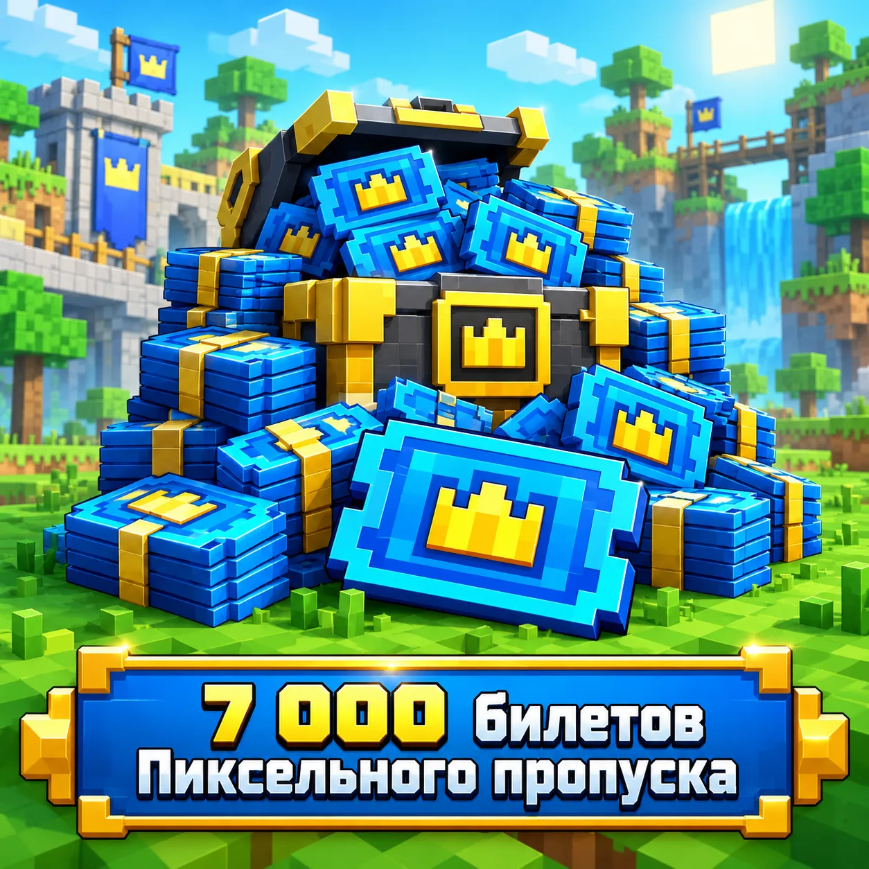 7 000 билетов Пиксельного пропуска