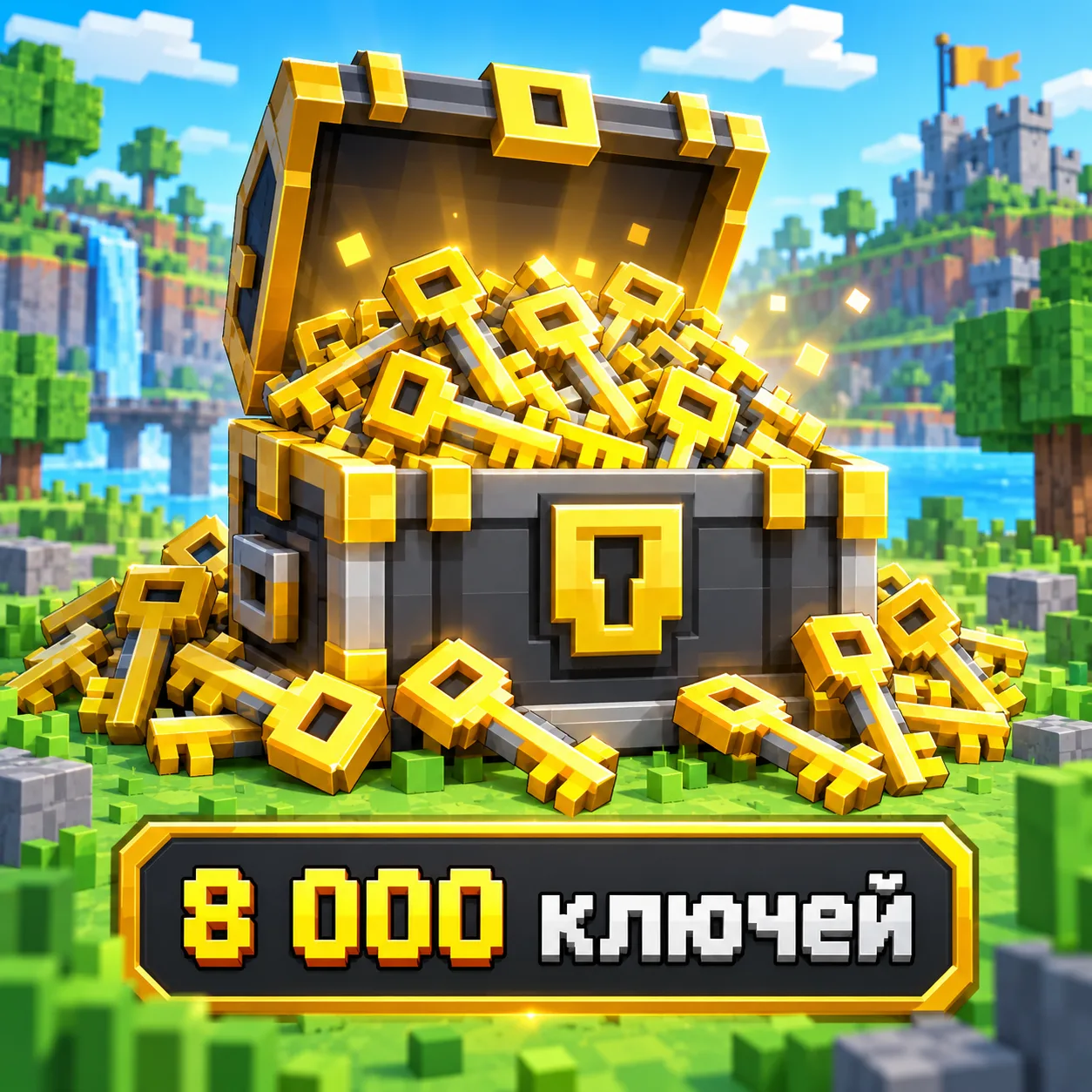 8 000 ключей