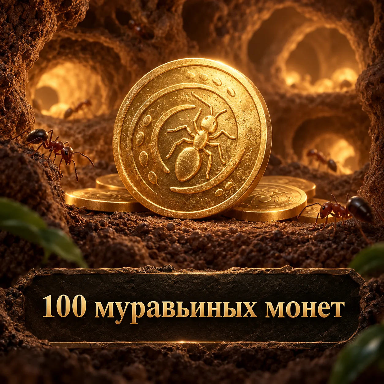 100 муравьиных монет