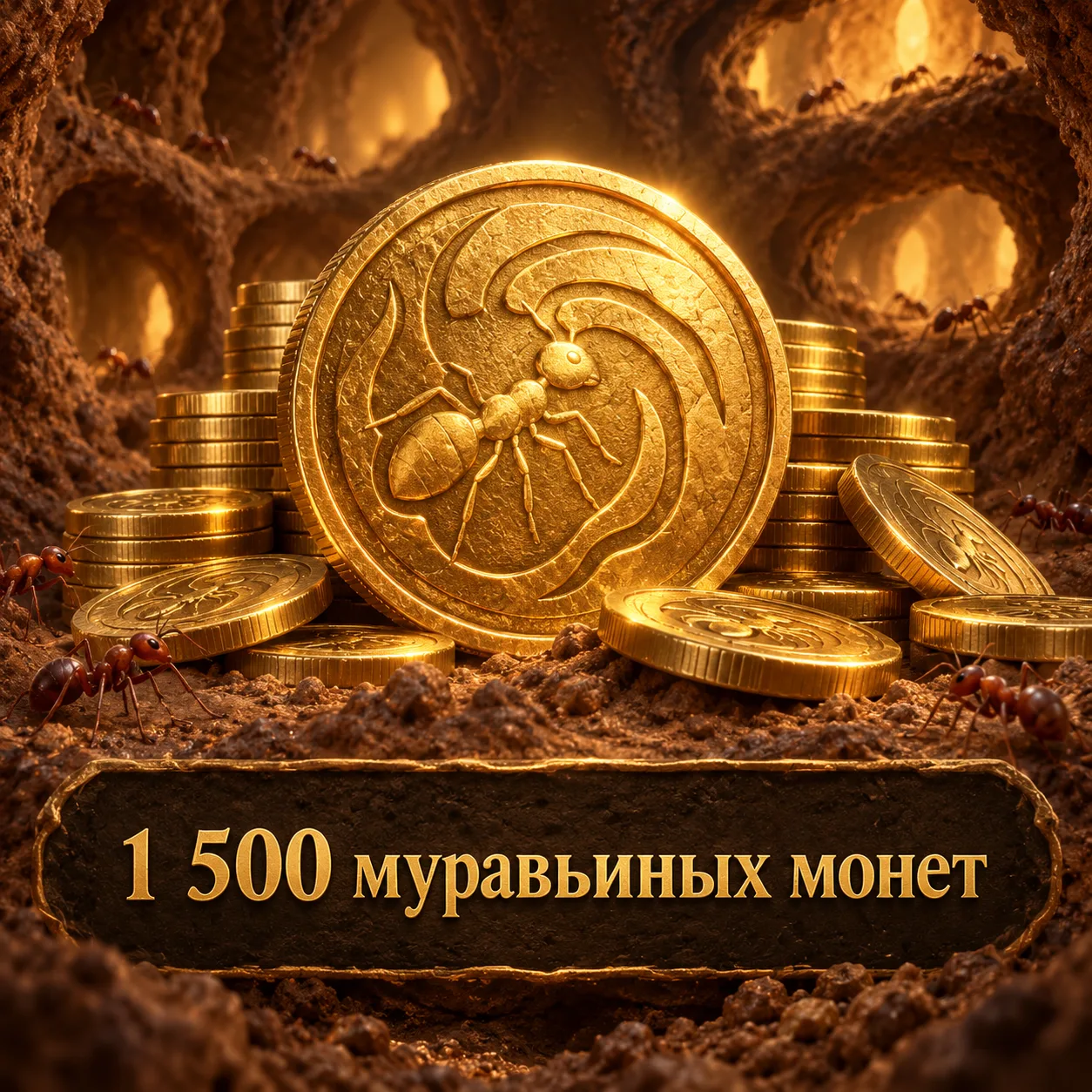 1 500 муравьиных монет