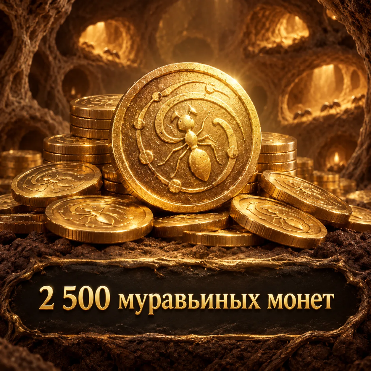 2 500 муравьиных монет