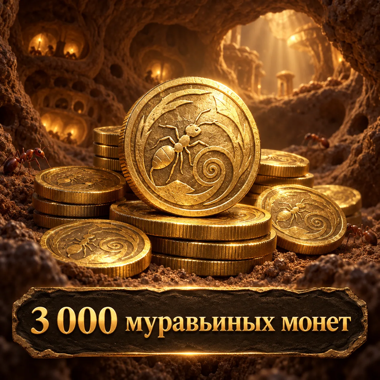 3 000 муравьиных монет