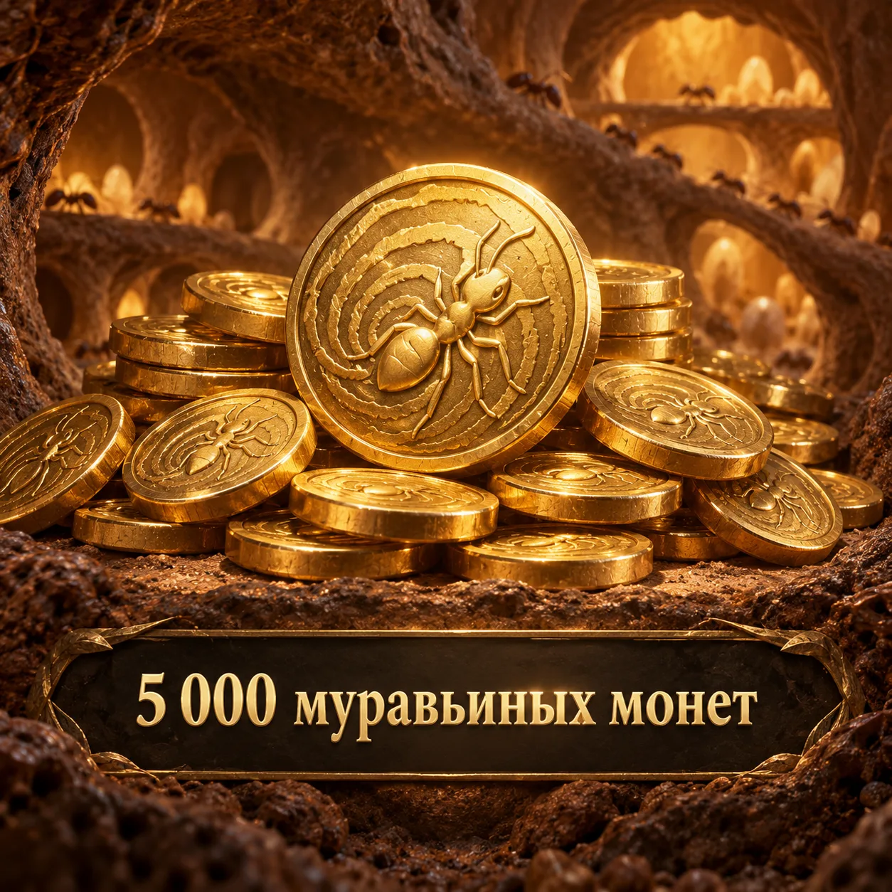 5 000 муравьиных монет