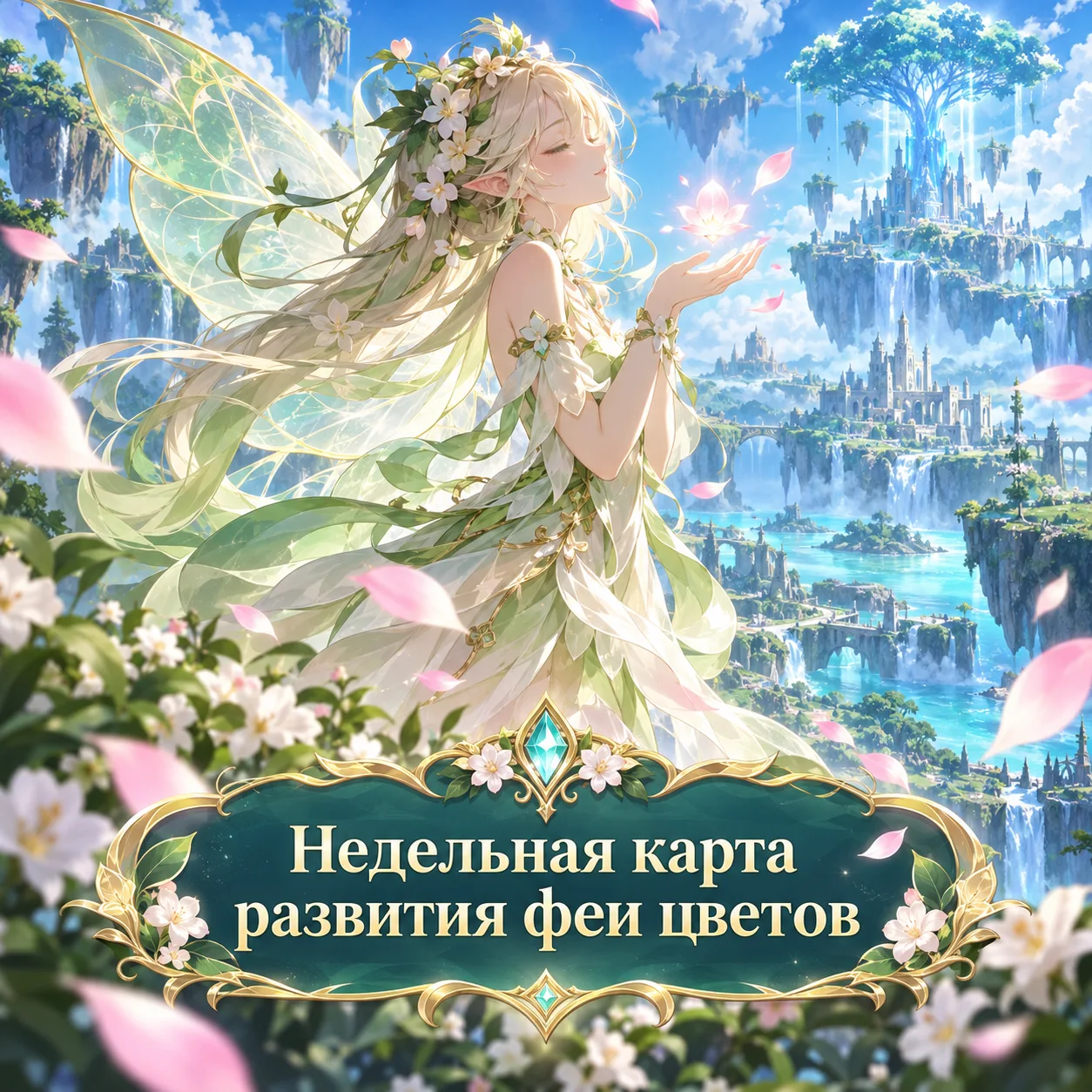 Недельная карта развития феи цветов