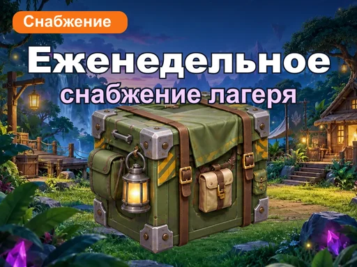 Еженедельное снабжение лагеря