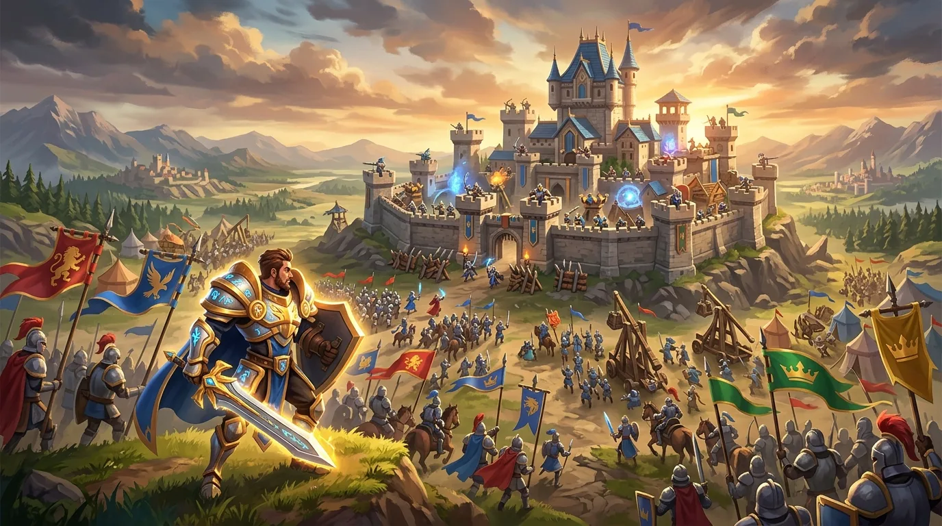 Lords Mobile: баронский аккаунт для Доминиона 1