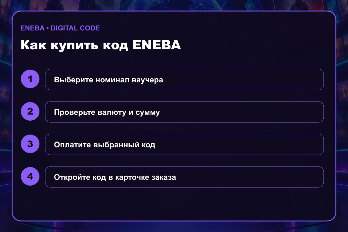 Как купить подарочную карту Eneba