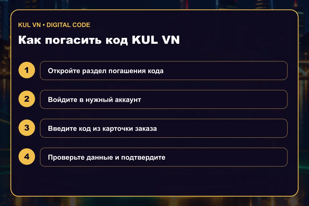 Инструкция по активации KUL (VN)