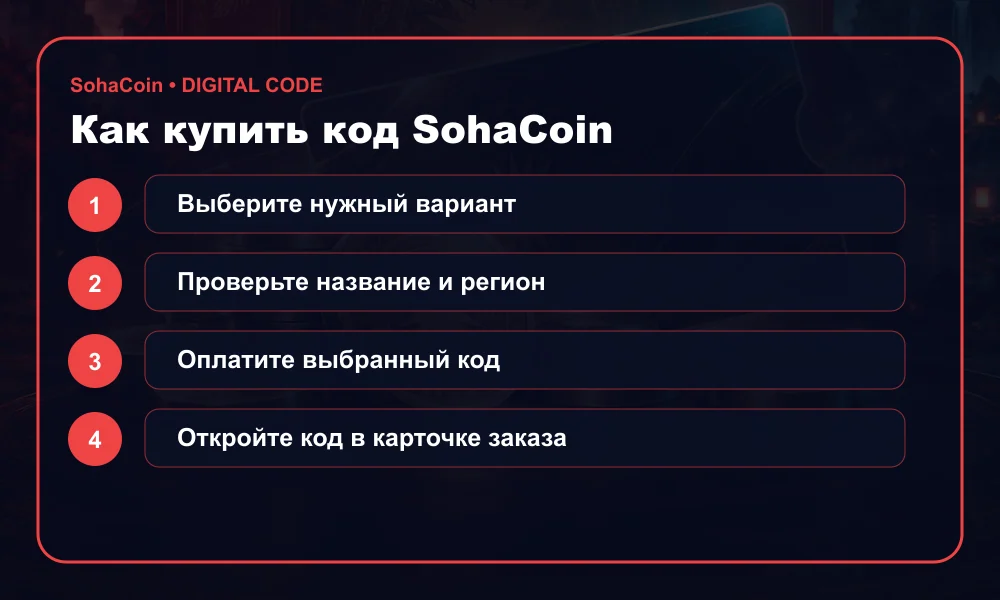 Как купить код SohaCoin (VN)
