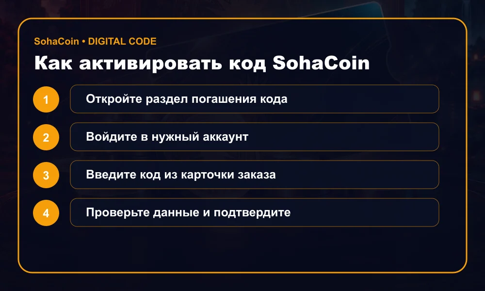 Инструкция по активации SohaCoin (VN)