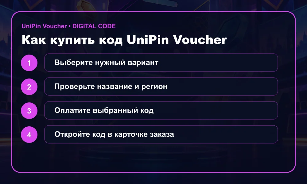 Как купить код UniPin Voucher (IN)