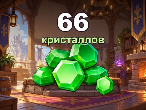 66 кристаллов